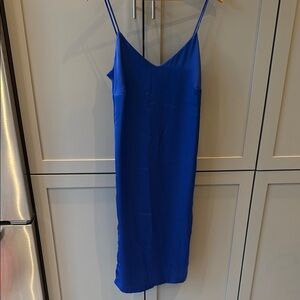 Blue Slip Dress